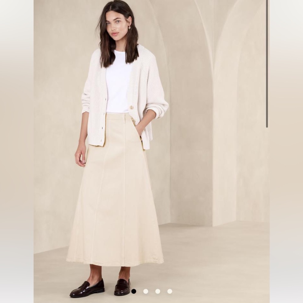 COPY - Bannana DENIM MAXI SKIRT